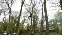 Rope & Ladder Climb / Crate Climbing / Wobbly Pole / Tyrolean photo