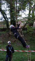 Rope & Ladder Climb / Crate Climbing / Wobbly Pole / Tyrolean photo
